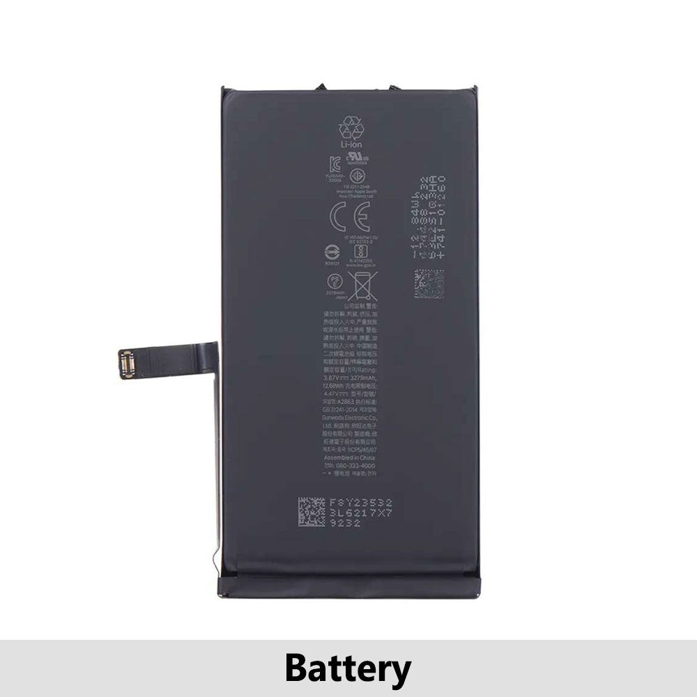 iPhone 14 Replacement Battery A2863 3279mAh (Gold) iPhone 14 Replacement Battery A2863 3279mAh (Gold)